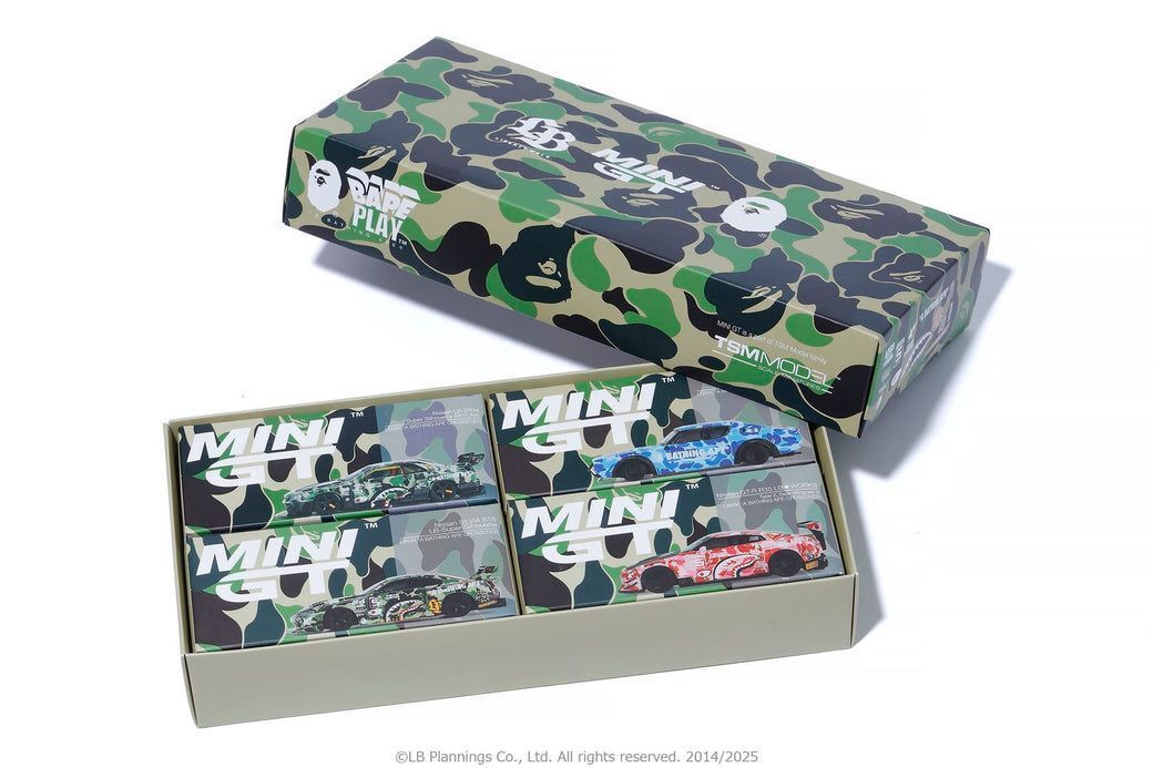 Mini GT x Bape LBWK Nissan Set Tokyo Auto Salon Limited