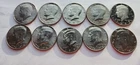 1971-2019 50C Clad Kennedy Half Dollar Lot Of 10. NIFC AND PROOF JFK HALF DOLLAR
