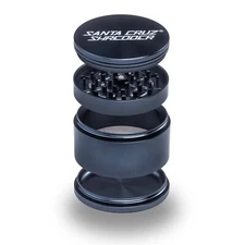 Santa Cruz Shredder JUMBO 4 Piece Grinder 4" w/ Textured Grip - GREY