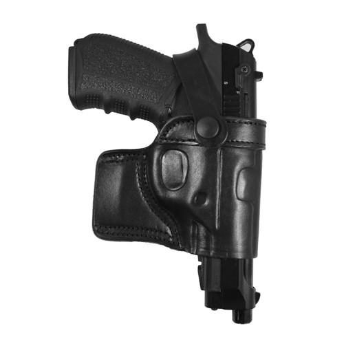 Fast Draw Outside The Waist Band OWB Carry Handmade Leather Gun Holster - Picture 29 of 72