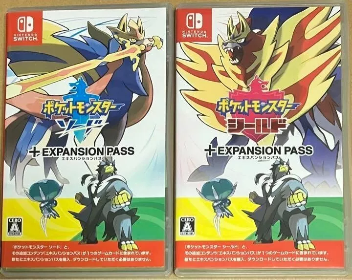 Pokemon Sword & Shield + Expansion Pass Japanese Game Soft For nintendo  switch