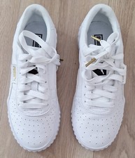 Image of Puma Cali court sneaker White Leather Size Uk 5.5 New Rrp £85