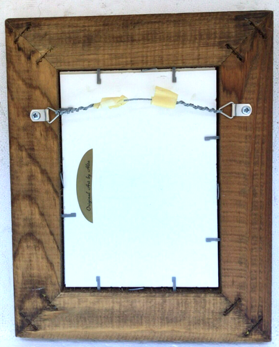 Mixed Media Painting Old Tree by Alta Whitlock Matted Glass Framed - Picture 5 of 6