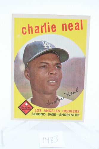1959 Topps 427 Charlie Neal