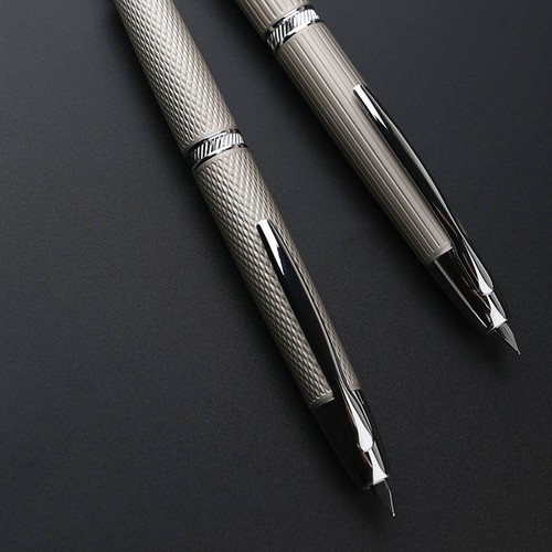 New MAJOHN A1 Press Metal Fountain Pen w/ Clip Iridium Extra Fine Nib 0.38mmjSi5 - Picture 6 of 10