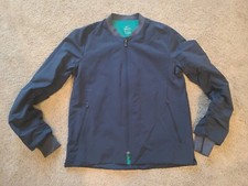 Nike Womens Small Golf Shield Bomber Jacket Blue 930153 EUC