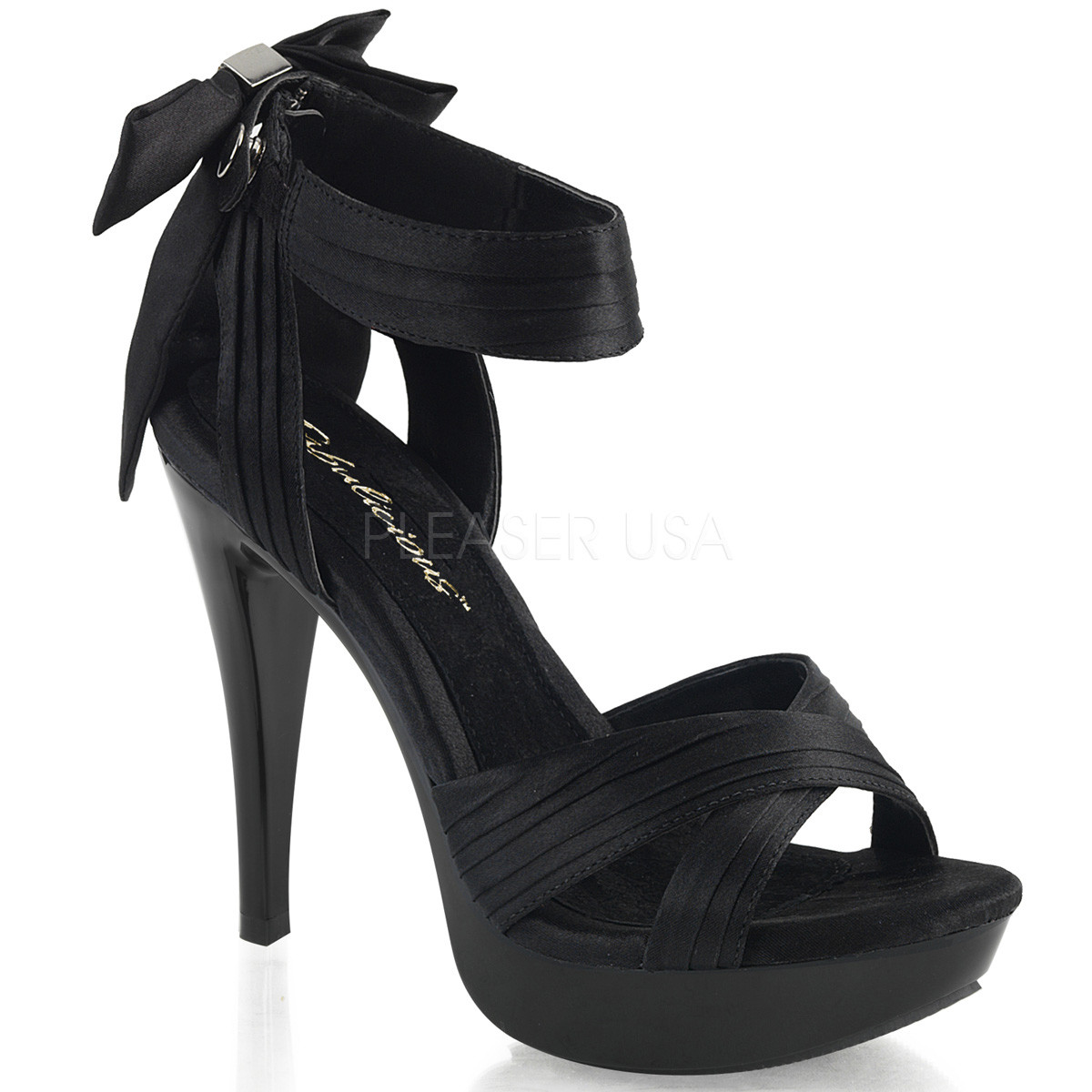 靴 burlesque RTBU PAUL 15cm Platform Crotch Lockable Burlesque LaceUp Zip