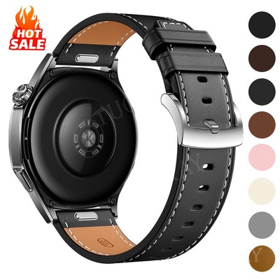 Für Samsung Galaxy Watch 7 6 5 4 40/44mm Classic 43/47mm 3 41/45mm Leder Armband