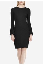 NWT Lauren Ralph Lauren Women's Black Gomy Sheath Dress, Size 4
