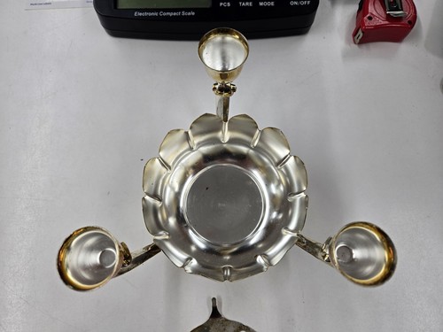Vintage Gift Gallery Floral Center Piece Silver Plated Made In China - Picture 9 of 15
