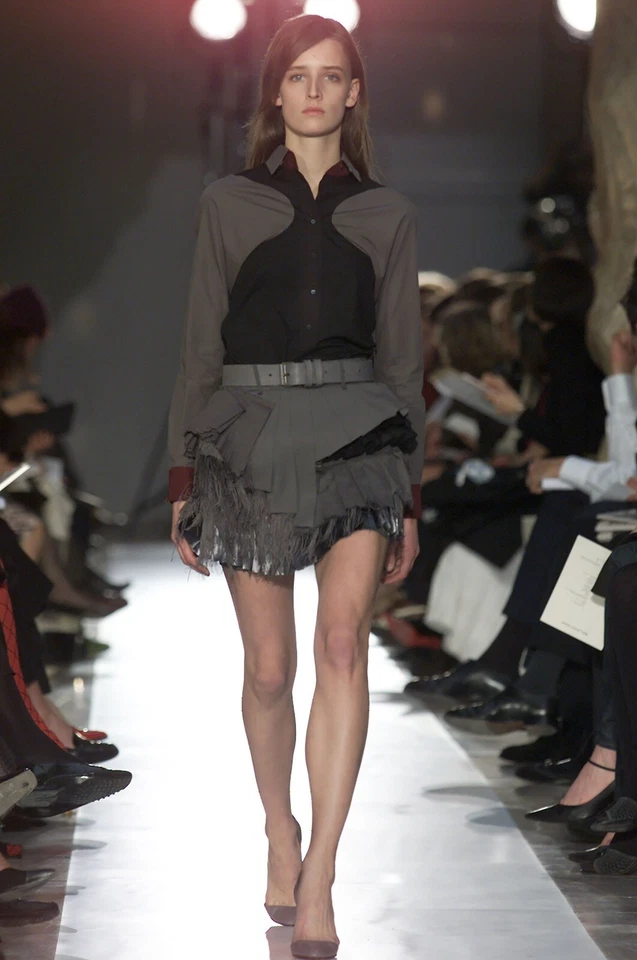 Balenciaga Le Dix Fall 2001 Black Dramatic Hem Sweater 36 FR Ghesquiere XS - Image 2 of 4