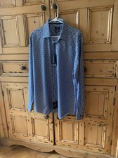 Ben Sherman Shirt Blue White Check 17 - 34,35