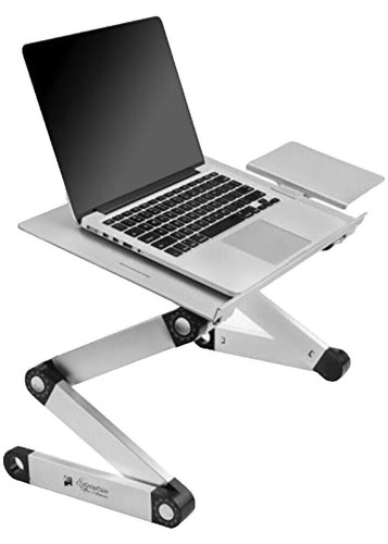 Yamazaki Home Rin Portable Laptop Stand Holder - Wood & Steel, 2.44x6.3x5.91", Holds Devices Up To 1.1" Thick & 6.2 Lbs | Desk Organizer, Tablet Stand, Space Saver - View #8