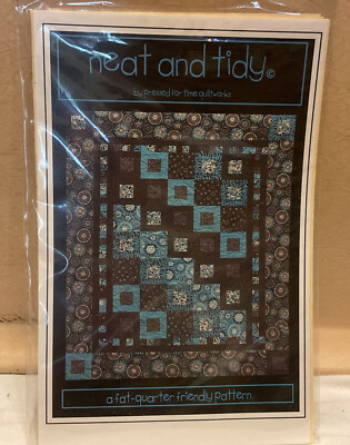 Neat & Tidy Pressed For Time 50  X 59  Quilt Instructions And Patterns P