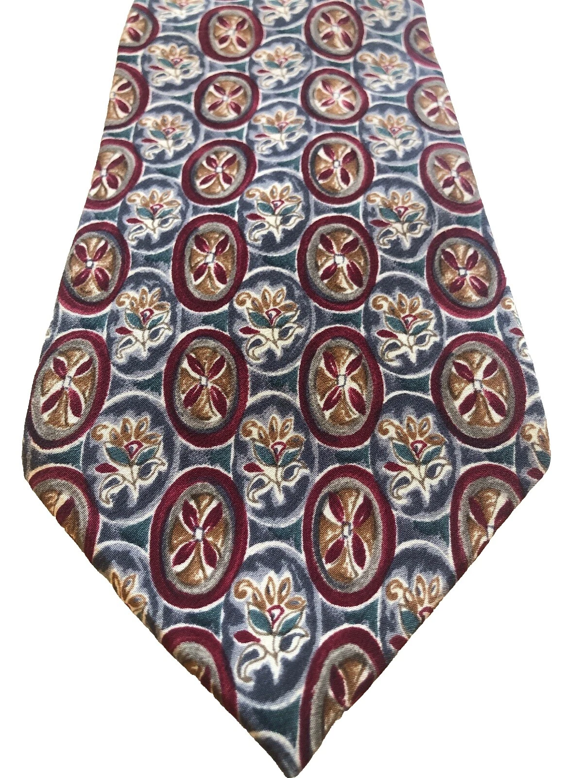 Pierre Cardin Floral 100% Corbatas de seda para hombres