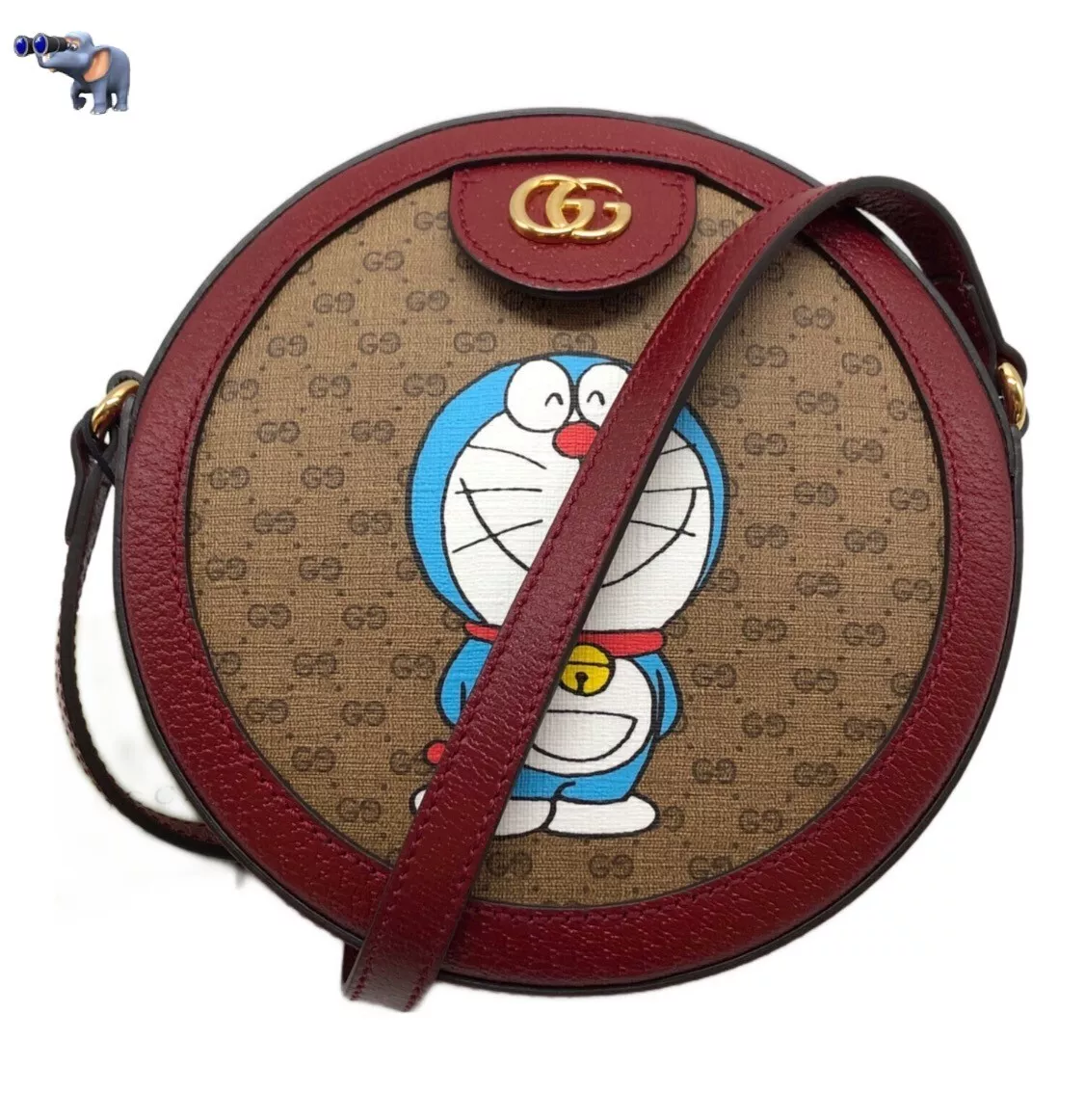 Sac à bandoulière GUCCI Mini GG Supreme Anime Doraemon Collaboration Dames
