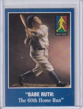 1994 Ashton Drake Baseball Legends Series Babe Ruth The 60th Home Run Yankees