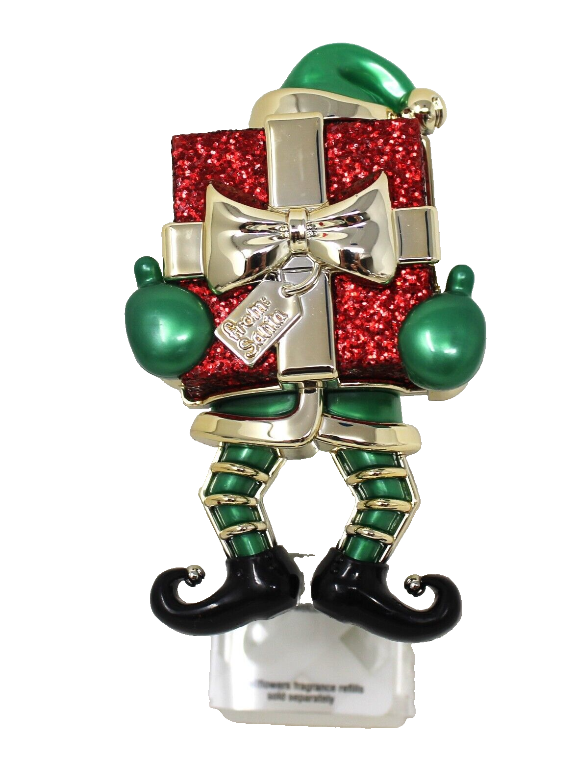 Bath & Body Works Elf Present Wallflower Plug In Holiday Glitter Christmas Santa-image