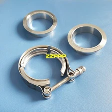 2.5 inch V-band Clamp 2.5" Male Female Flange Kit 304 stainless turbo Exhaust 