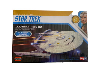 Star Trek USS Reliant NCC-1864 Model Kit Polar Lights 1:1000 Snap Together