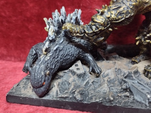2004 Toho Keizer Ghidorah Godzilla Bandai 3.75" x 5.5" x4.75" Pre-owned Xcllnt - Picture 19 of 24