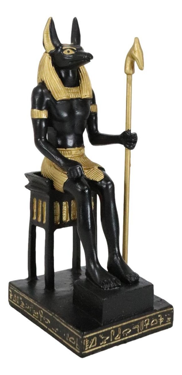 Sitting Anubis Statue - Collectible Figurine Statue