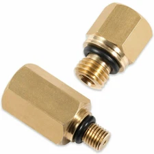 2X High Pressure Oil Rail Adapters ICP Leak Air Test Tool For Ford 6.0L Diesel