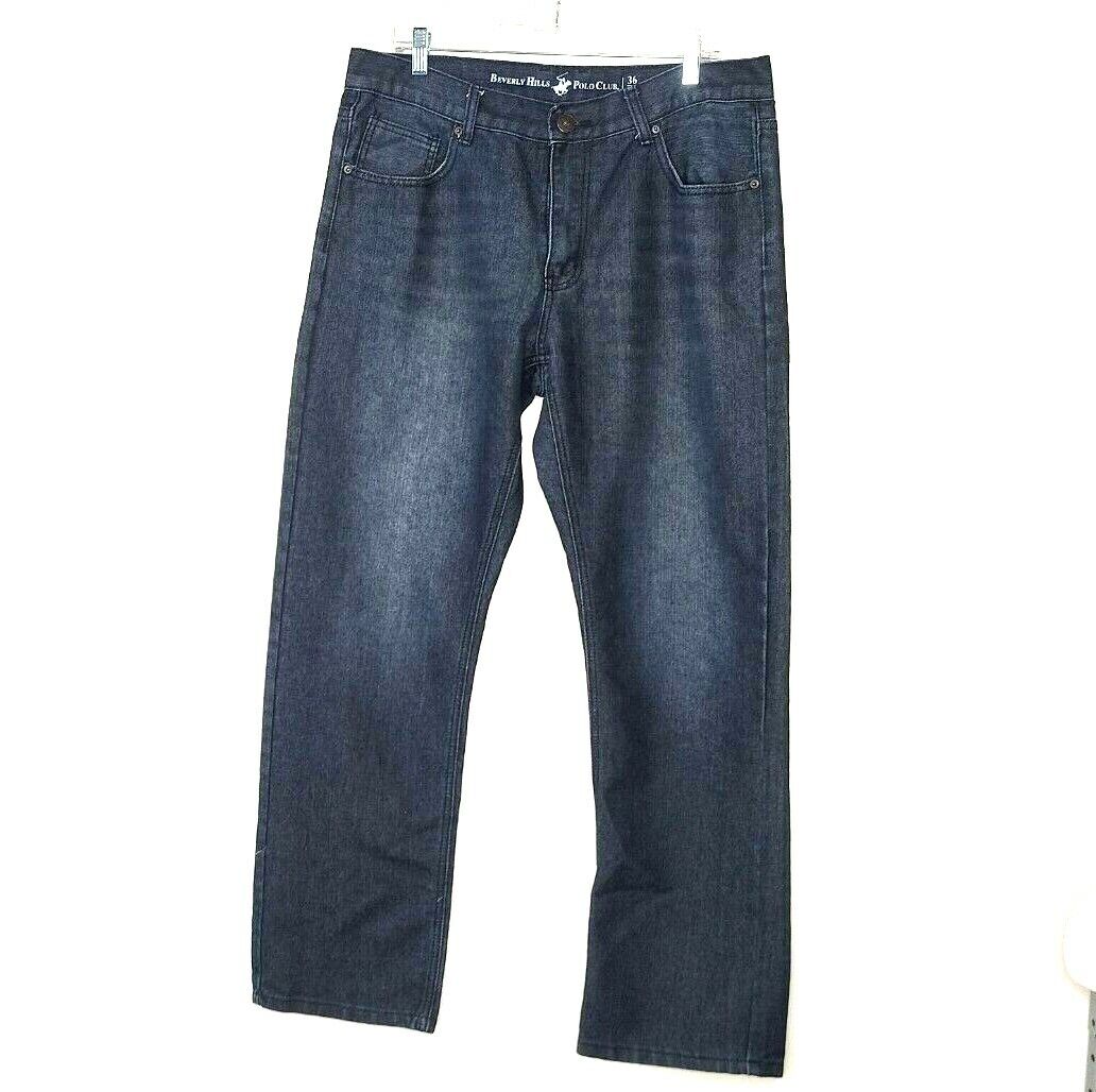 Beverly Hills Polo Club Dark Denim Jean Pants Men's Size 36 Beverly Hills Polo Club Dark Denim Jean Pants Men's Size 36