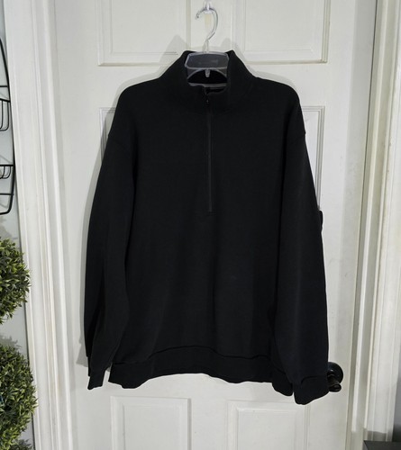 Sudadera Lululemon Para Hombres Negra Estado Estacionario Media Cremallera Manga Larga Talla 2XL - Imagen 4 de 10