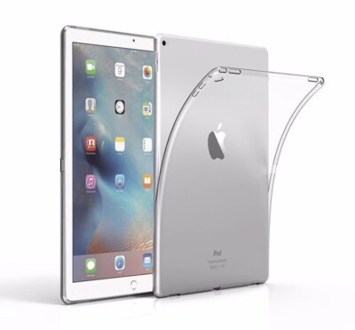 iPad Pro 9.7 (5th Gen) 9.7 Silicone Transparent Clear Soft TPU Case Cover