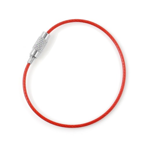 5PCS 15cm Outdoor Hiking Stainless Steel Wire Keychain Key Ring Cable Chains Hot - Picture 8 of 12