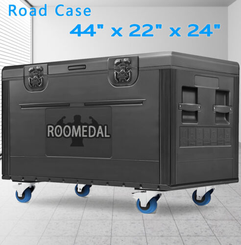 DJ Portable Equipment Storage Case on wheels ATA Road Flight Case Stackable USA