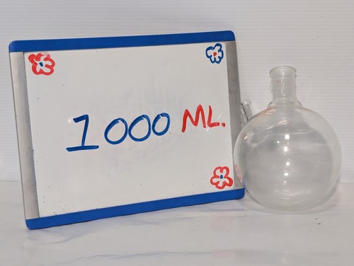 Ace Glass 1000ml Schlenk Flask, 24/40 Center Joint, Round Bottom - Picture 7 of 7