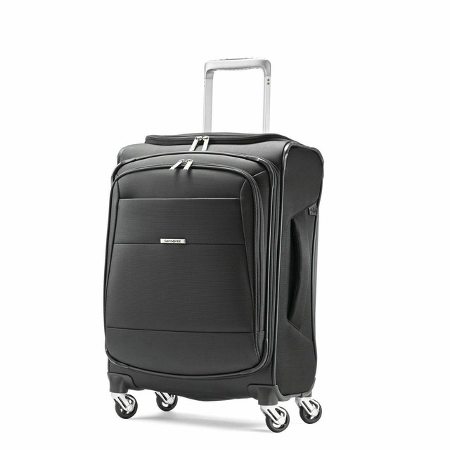 Samsonite Econu 22 X 14 X 9 Expandable Black Carry on Spinner
