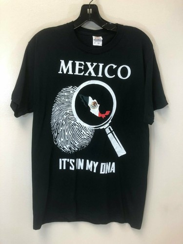 Loom Men's Medium Black T-Shirt Mexico 