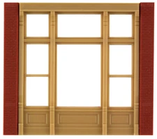 Woodland Scenics Design Preservation Street Level Victorian Window ~ HO ~ 30142