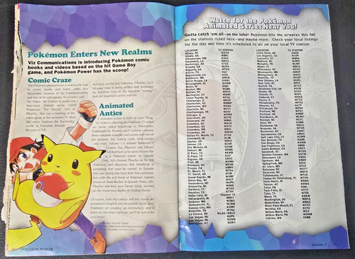 Pokemon Power Magazine Volume 3 - Nintendo Power 1998 - Picture 22 of 22