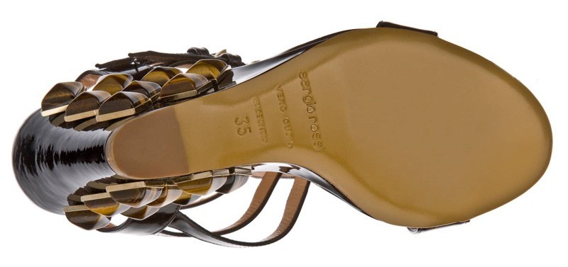 SERGIO ROSSI Schuhe GLADIATOR WEDGE sz TIGER EYE LEATHER BROWN sz WEDGE 36 , 38.5 85f6fd SERGIO ROSSI Schuhe GLADIATOR WEDGE sz TIGER EYE LEATHER BROWN sz WEDGE 36 , 38.5 85f6fd