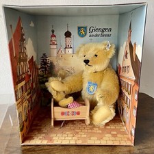 Steiff Limited Edition Giengen Teddy Bear Diorama Set Button NIB Style 0162/00