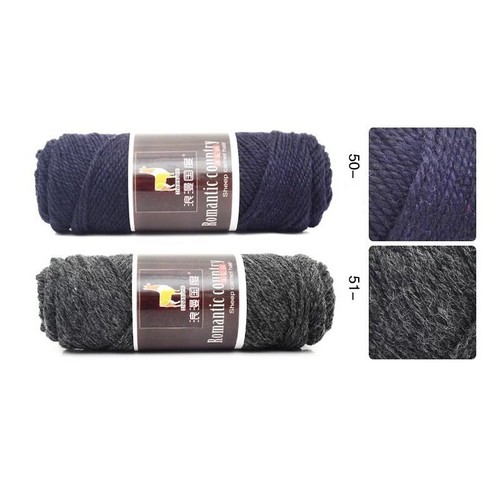 Coarse Yarn Woolen Yarn Alpaca Fleece/Fiber Scarf Hat Needle Sub-Thread Coat - Picture 61 of 61