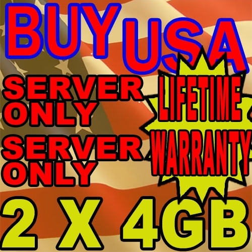 8GB (2X4GB) KIT DELL PRECISION WORKSTATION 690 T5400 T7400 RAM MEMORY FBDIMM