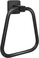 Towel Holder for Bathroom Wall Matte Black Towel Ring Stainless Steel Hand Towel