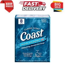 Refreshing Deodorant Bar Soap, for All Skin Types, Classic Scent, 3.2 oz, 8 Bars