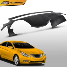 Dashboard Dash Cover Cap Overlay Black Fit For Hyundai Sonata 2011-2014 
