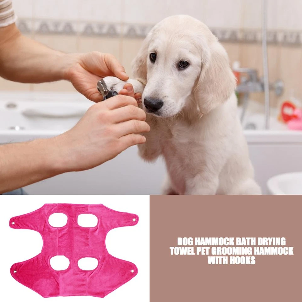 Arnés de hamaca colgante portátil para mascotas perros gatos aseo transpirable ayudante de novio EE. UU. Foto 4 de 4