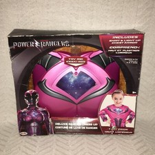 Power Rangers Movie Pink Ranger Deluxe Dress Up Costume Shirt  Light Up Armor