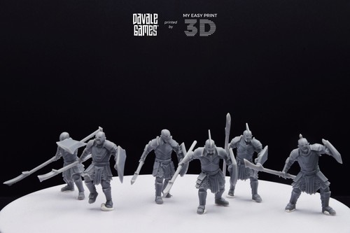 Super Orc Spearman Davale Games 3D Printed With High Quality Resin - Picture 6 of 14