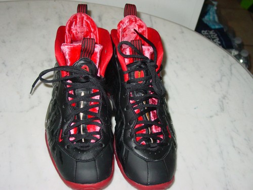2017 Nike Little Posite One QS "Dracula" Vampire Youth Basketball Shoes! Size 7Y - Picture 6 of 12