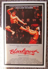 Bloodsport Lobby Card Movie Poster Jean Claude Van Damme