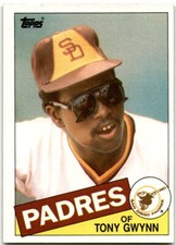 1985 Topps Tony Gwynn #660 San Diego Padres HOF 3